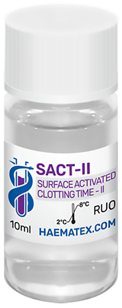 SACT-II (SURFACE ACTIVATED CLOTTING TIME)